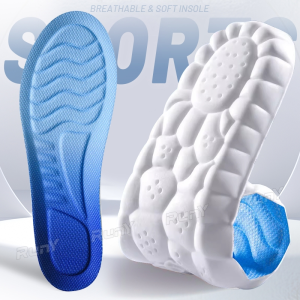 RunY Soft Cushioning Shoe Insoles: Men and Women Elastic Running Shoes Pad Insert Daily