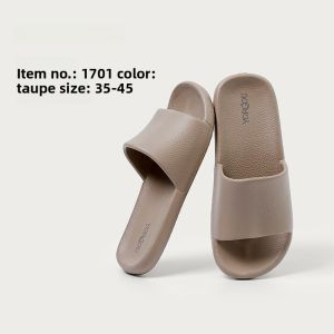 SHIPAILUO | Moka Ladies Summer Indoor EVA Slippers Anti Slip Bathroom Bathing Home Cool Slippers Odor Free Foot Casual Style Flat Heel