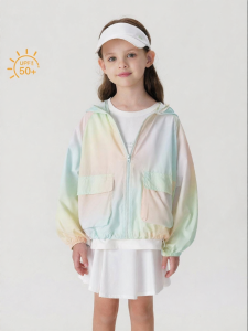 Marc&Janie | Wide Hooded Gradient Childrens Sunscreen Jacket