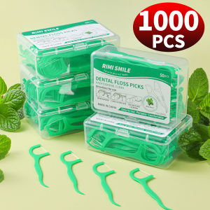 1000/500/300/150/50PCS peppermint dental floss super strong tooth cleaner portable travel teeth care value for money set