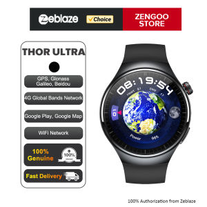 Zentronix Group Zeblaze Thor Ultra 4G Android Smart Watch AMOLED Screen 4G Independent Network Built-in GPS 16GB Storage Google Play Smartwatch