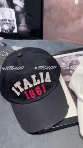 Nón Kết Lưỡi Trai Thêu Chữ ITALIA 1861 – Mũ Cotton Thời Trang Nam Nữ