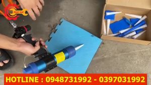 Súng Bắn Keo Silicone Dùng Hơi - Chuyên dụng cho thợ nhôm kính - Thợ Săn Máy Ngon