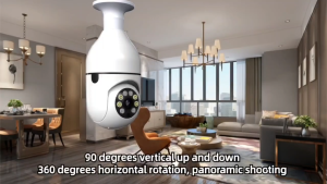 กล้องวงจรปิด YOOSEE กล้องหลอดไฟ - ดูได้ 360° ภาพคมชัด 1080P ต่อ WiFi ได้ ใช้งานเป็นหลอดไฟและเปิดไฟเสริม LED ได้ปกติ