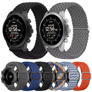 Braided Nylon Loop Strap For Fossil gen 6 44mm Gen6 gen 5 5e/Gen5 LTE 45mm Band 20mm 22mm Replacement Bracelet Correa Watchbands