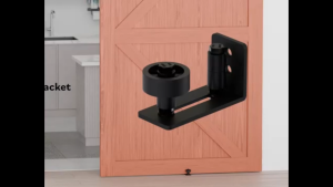 8 in 1 Sliding Barn Door Floor Guide Adjustable Roller Bottom Stay for Wall Mount