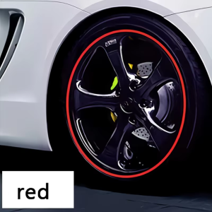 8M Wheel Rim Protection Ring Strip Universal Auto Rim Edge Decorative Trim Anti-Scratch Anti-Impact Wheel Guard Accessories