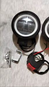 PAKET LAMPU TEMBAK CWL DAYMAKER MINI 3 LENSA WATERPROOF BULAT KOTAK SUPER TERANG