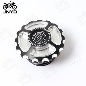 JNYD Motorcycle Fuel Tank Cap CNC Oil Cap Fuel Gas Tank Cover For Harley Sportster Dyna Softail Touring Road King