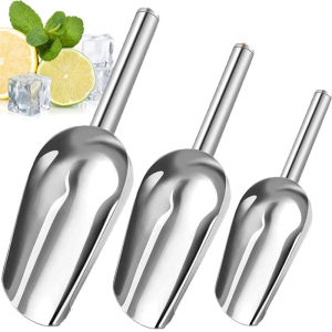 Kitchen Ice Cream Scoops Stainless Steel Ice Shovel Multi-use Coffee Flour Ice Shovel Bar Kitchen Accessories