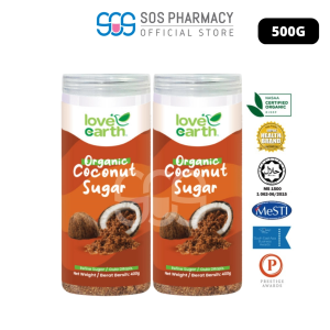 Love Earth Organic Coconut Sugar Twin Pack (400g x 2)