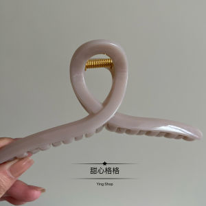 15cm Large Hair Claw Clip Simple Stylish Versatile Fabric Hair Accessories for Updos Shark Bite Hair Clips Korean Style