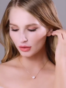 LL jewelry Fashionable Single gold Beautiful pearl Necklace for women N7020