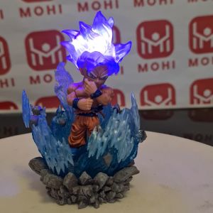Mô hình đồ chơi - SonGoku bản năng vô cực có led Cao 11cm - Dragon Ball - Có Hộp Màu