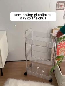 Kệ Để Đồ Đa Năng Giá Để Đồ 3 4 Tầng Chất Lượng Trong Suốt