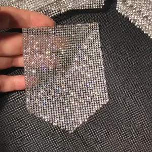 Luxury Rhinestone Patches Jean Applique Clothing Print Bling Crystal Pocket Sticker Rhinestone Transfer Motif DIY Decoration
