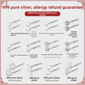 MIXIER | Ear Hole Nourishing Anti-blocking Silver Ear Pins