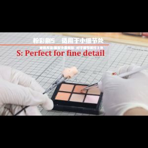 (HobbyMio) Weathering/Powder Brush - Soft Pastel Paint Sponge Dry Brushing Tank Rally Car Megami Device FAG Model Kit Hobby Mio 粉彩旧化上色刷
