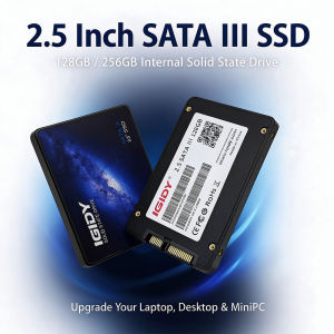 IGIDY 2.5 Inch SATA III SSD 128GB 256GB Internal Solid State Drive 570MB/s Read 540MB/s Write 3D NAND TLC 7mm Slim for Laptop De