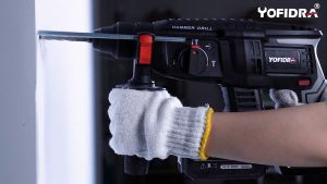 จัดส่งฟรี)3วันมาถึง)  สว่านโรตารี่ 26 มม.4ระบบ มอเตอร์ไร้แปรงถ่าน สว่านไฟฟ้าคอนกรีตรุ่นซุปเปอร์พาวเวอร์สว่านไฟฟ้าคอนกรีตหนัก / สว่านคอนกรีต 4ระบบสว่านค