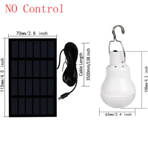LED Solar Bulb Light Waterproof Outdoor 5V USB Charged Hanging Emergency Sunlight Powered Lamp Portable Powerful Indoor House