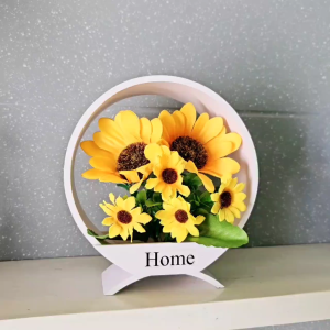 Tanaman Hiasan Bunga Matahari Mini Pot Ukuran 15cm x 6cm x 18cm Vas Ring Imut Mini Kecil Pajangan Ruang Tamu Minimalis Bunga Artificial Bunga Hias Meja Tamu Bunga Pajangan Meja Tamu Bunga Pajangan Murah Bunga Dekorasi Rumah Bunga Palsu Minimalis
