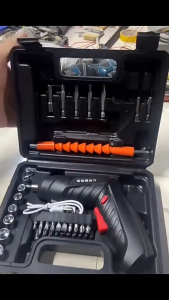 15Pcs 47Pcs USB Rechargeable Electric Drill Screwdriver Set Power Tools Cordless Screwdriver Drill Impact Electric Screwdriver Drill with LED Light Electric Screw Driver Tools for Electronics Repair Portable Home Repair Tools