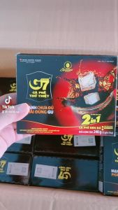 G7 2 IN 1 Black Coffee with Sugar Instant Coffee 240 g BUNDLE of 2