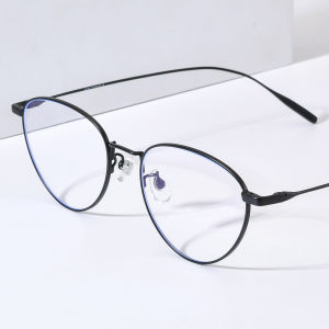 NIANZHEN Titanium Alloy Eyeglasses Frame Women Oval Brand Design Glasses Men Ultralight-Weight Retro Eyewear Spectacles 30885