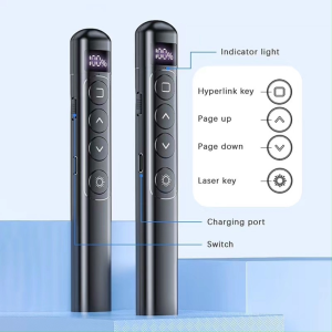 การสอนมัลติมีเดียปากกาเปลี่ยนหน้า PPT พร้อมจอแสดงผลดิจิตอลเลเซอร์การสอนปากกาชี้ไร้สายมัลติฟังก์ชั่นใหม่ S7