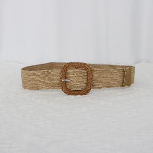 Woven Belt Elastic Waistband Dress Slimming Wide Waist Seal Elegant Versatile Decorative Waist Seal Womens Fashion Accessory