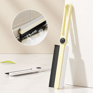 Bathroom Gap Brush Double-sided Multi-function Silicone Scraper Long Handle Soft Bristle Brush Kitchen Toilet Cleaning Brush