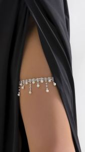 Dây Đeo Đùi Pha Lê Bohemian Nhiều Lớp Cho Nữ Phối Tua Rua Đá Giả Dây Đàn Hồi Điều Chỉnh Được Phụ Kiện Trang Sức Gợi Cảm.