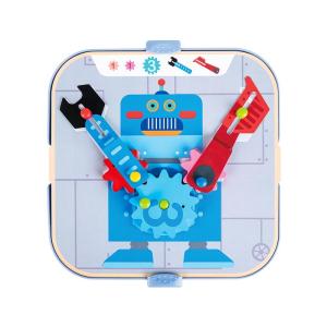 Hape | Montessori Educational Toy Gear Pixel Art Storage Set