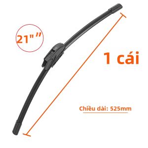 YONGRUN Cần Gạt Nước Kính Chắn Gió Ô Tô Đa Năng J/U Hook Lưỡi Cao Su Không Xương Có Kích Thước 13-28 Inch - Dụng Cụ Vệ Sinh Ô Tô