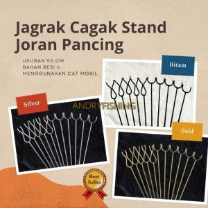 PENYANGGA JORAN CAGAK/ CONGKOK BESI PANJANG 50 CM