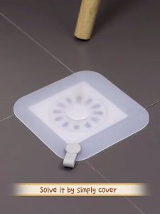 Ecoco Silicone Floor Drain Deodorant Pad Anti-odor Bathroom Floor Drain Cover Sink Water Stopper