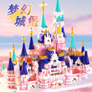 Disney Castle Building Blocks Princess Series 6 Educational Toys for Girls Boys Assembly Intelligence Stimulation Christmas Gifts