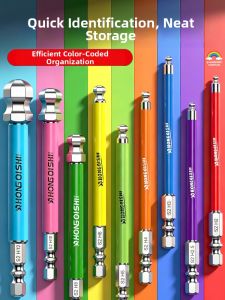 HONGQISHI | Magnetic High Hardness Extended Ball Head Hex Shank Bit