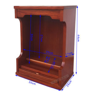 Solid Wood Buddha Niche Wall Hanging Small Altar Home God Image Offering Table Wealth Deity Offering Desk Master Design Original Wood