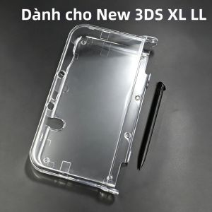 Ốp Lưng Cứng Trong Suốt Kèm Bộ Bút Cảm Ứng Dành Cho Máy Chơi Game Nintendo 2DS 3DS 3DS XL New 3DS New 3DS XL NDSI NDSL New 2DS LL