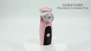 Máy Xông Mặt Mini Cầm Tay Phun Sương Nano Lạnh Dưỡng Ẩm Làm Đẹp Dùng Pin Khô Hoạt Động Bằng Điện