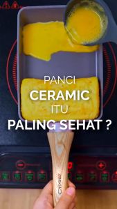 PASTI ORI - CYPRUZ Pink Ceramic Grill Pan / Panggangan Anti Lengket 24 CM - 28 CM