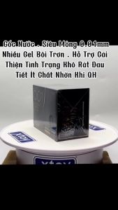 Bao cao su SLM PHYSICAL DELAY 001mm kéo dài time gân gai 3D nhiều gel gốc nước hương vani hộp 10bcs