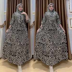 gamis set hijab muslimah