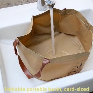 Portable Folding Large Capacity Water Basin for Travel and Camping