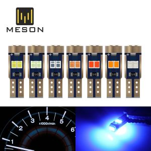KEVANLY | 10PCS T5 W3W LED Bulbs Car Interior Lights 12V Dashboard Warning Canbus Indicator Auto Instrument Lamp 6SMD 2016 Chip for Car