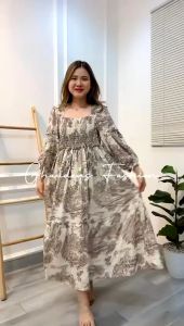 NEW ARRIVAL Long Dress Smoked Viral