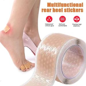 1Roll Gel Heel Protector Foot Patches Adhesive Blister Pads Invisible Adhesive Tape Ankle Grinding Foot Sticker Foot Care Cushion Grip