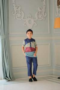 Setelan Baju Koko Anak Laki Laki Umur 3-12 Tahun//Koko Anak Faiq By B&D